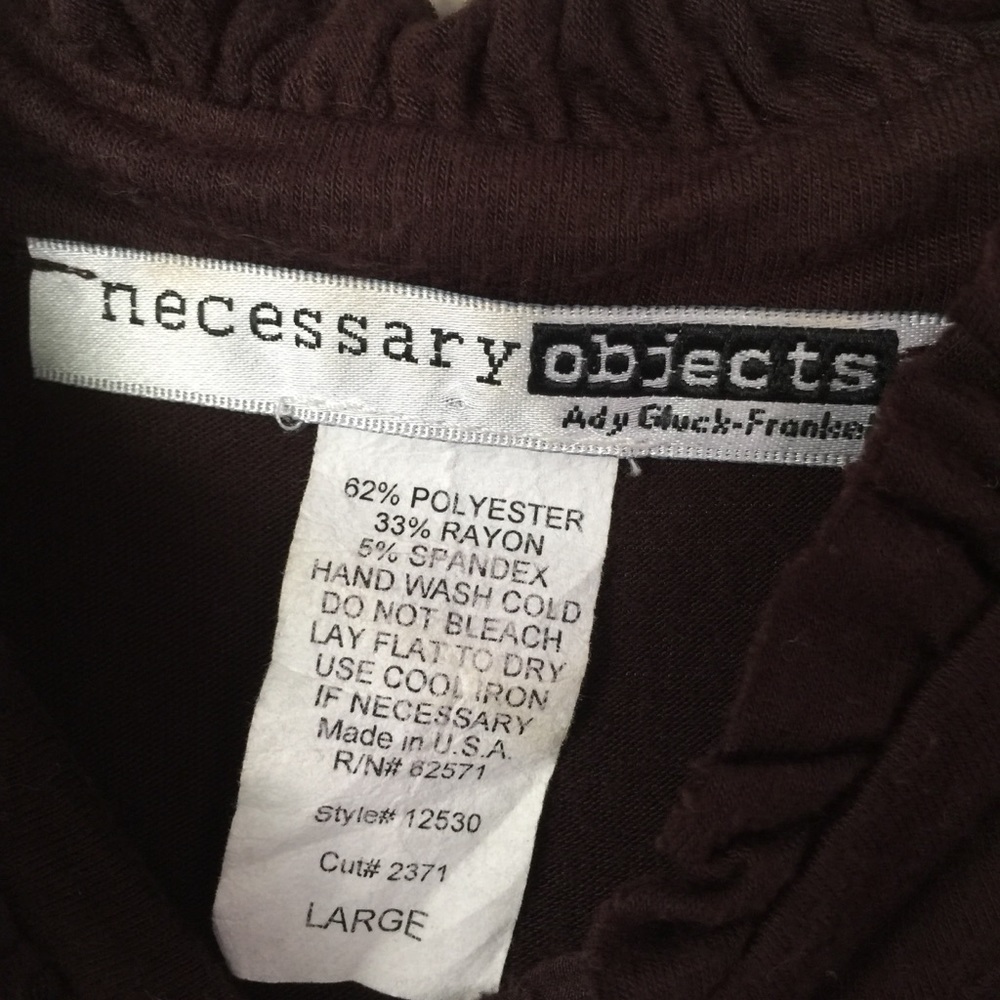 Brown Button Down - Picture 2 of 4